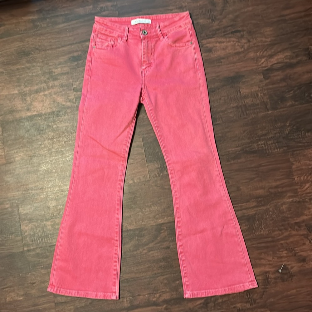 Q2 Vibrant Pink Denim Jeans